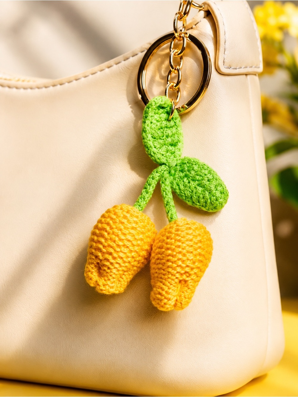 Urban Expressions Limoncello Keychain Bag Charm